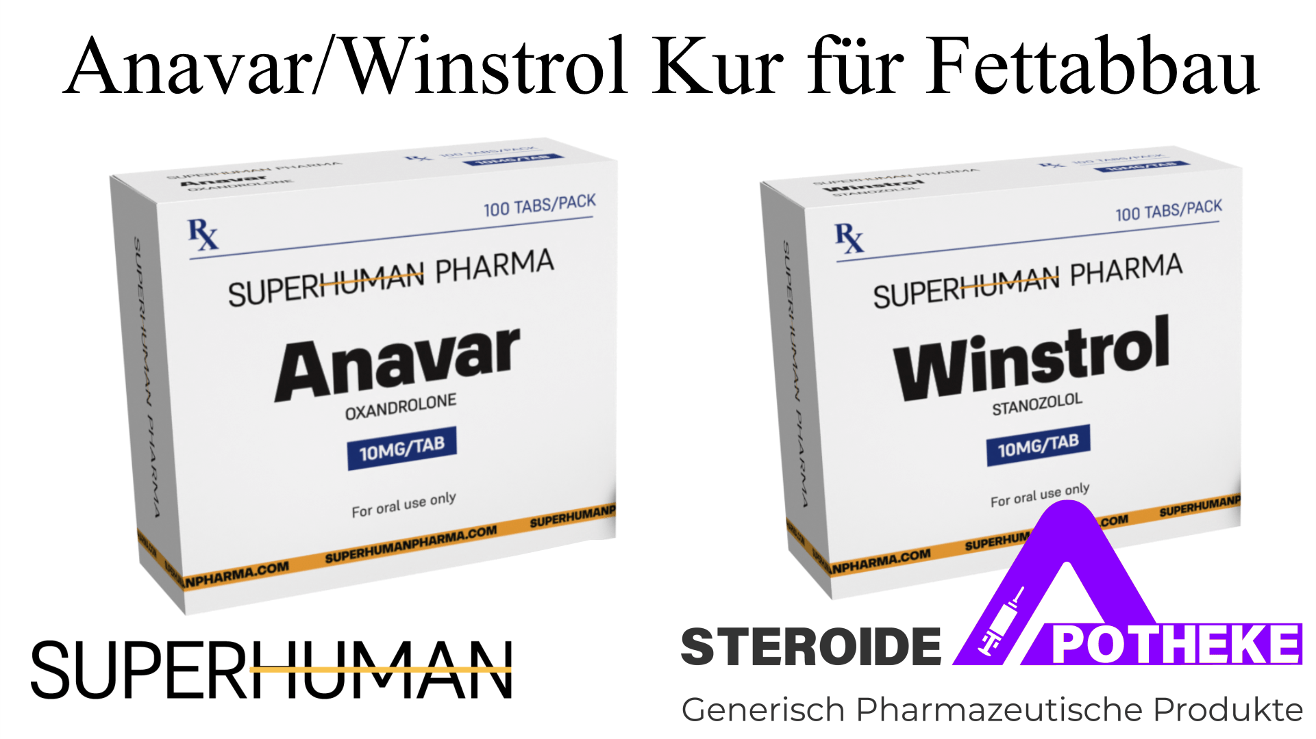 6 Wochen Fettabbau mit Anavar/Winstrol