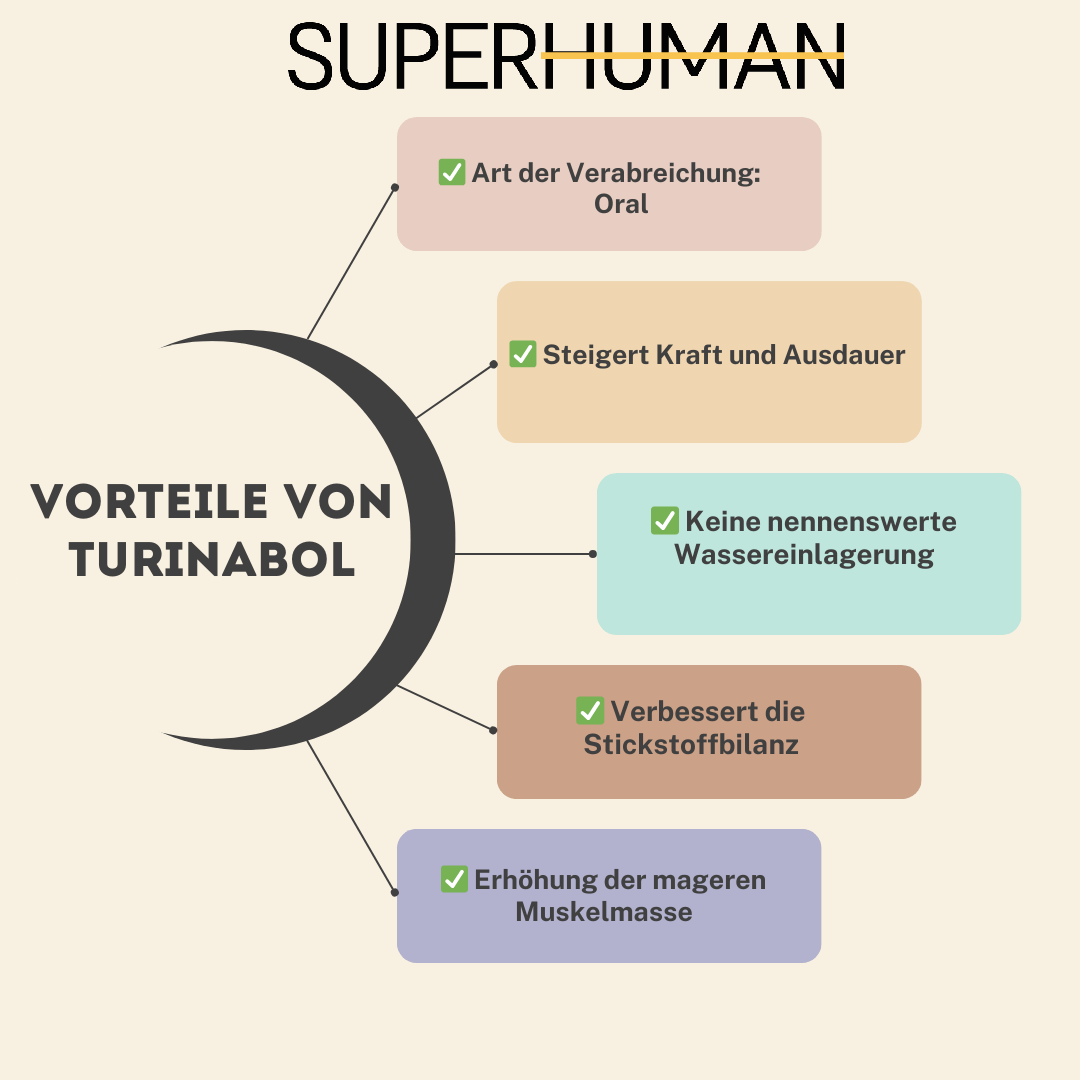 Infografik zur Wirkung von Turinabol