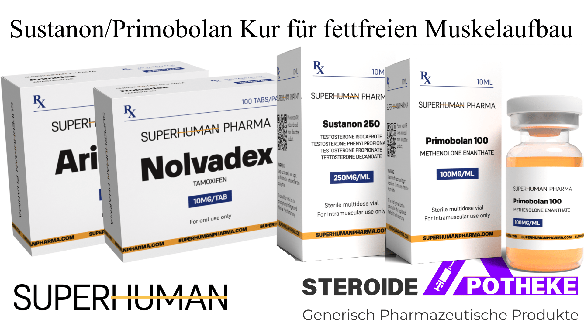 8 Wochen Lean Mass Aufbau mit Sustanon/Primobolan