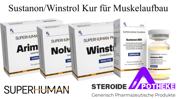 8 Wochen Muskelaufbau mit Sustanon/Winstrol