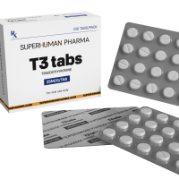 T3 25 mcg [100 Tabletten] von SuperHuman Pharma, ein Nahrungsergänzungsmittel zur Unterstützung des Stoffwechsels