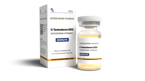 Testosteron Cypionat 10 ml [200 mg/ml] von SuperHuman Pharma, ein Präparat zur Unterstützung des Testosteronspiegels