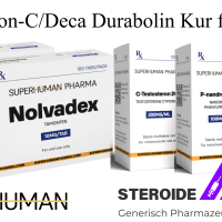 Testo/Deca Kur für Masse-SuperHuman Pharma