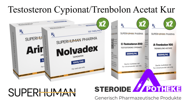 Definierter Muskelaufbau mit Testosteron Cypionat & Trenbolon Acetat