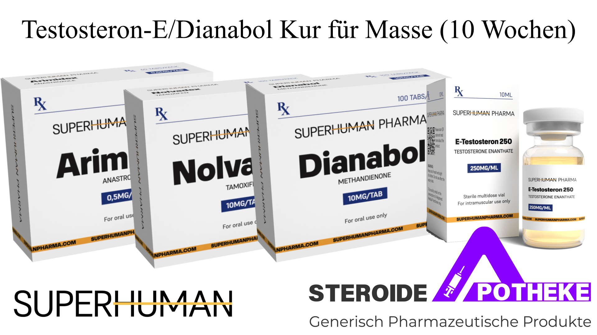 10 Wochen Masseaufbau mit Testo/Dbol