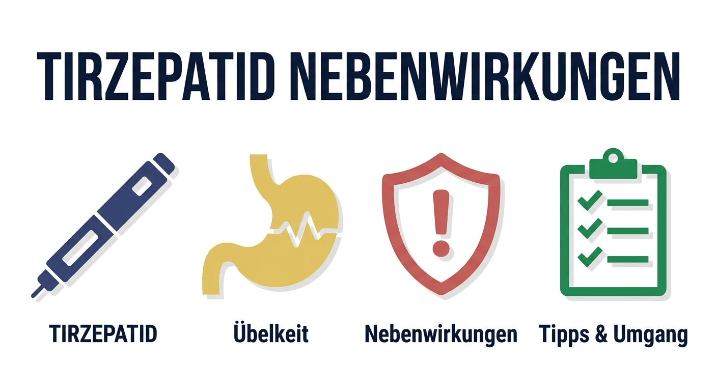 Tirzepatid Nebenwirkungen – Übelkeit, Durchfall und wie man mit den häufigsten Nebenwirkungen von Mounjaro und Zepbound umgeht