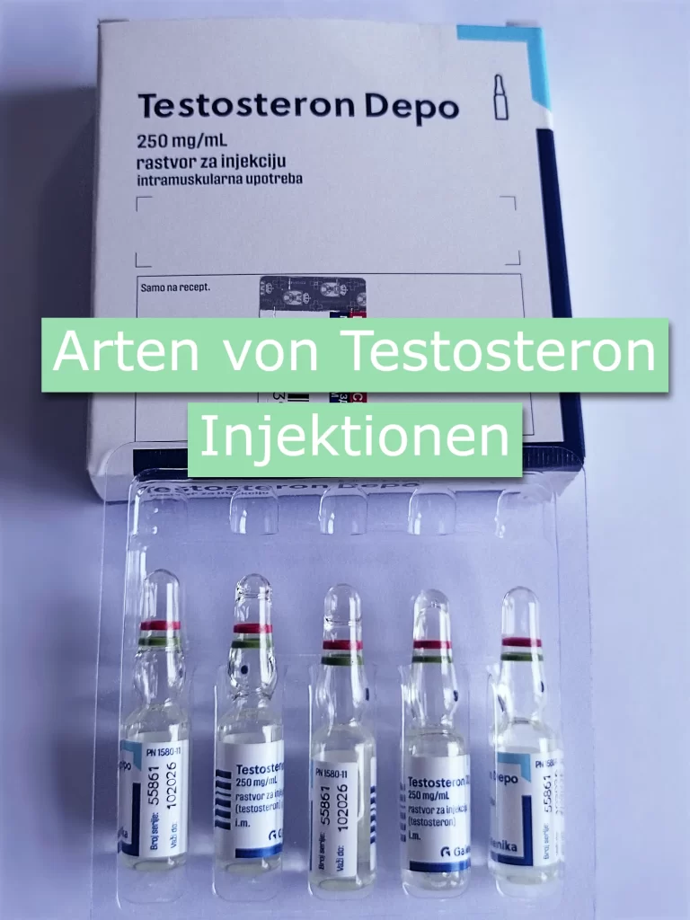 Arten von Testosteron Injektionen