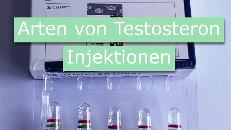 Arten von Testosteron Injektionen