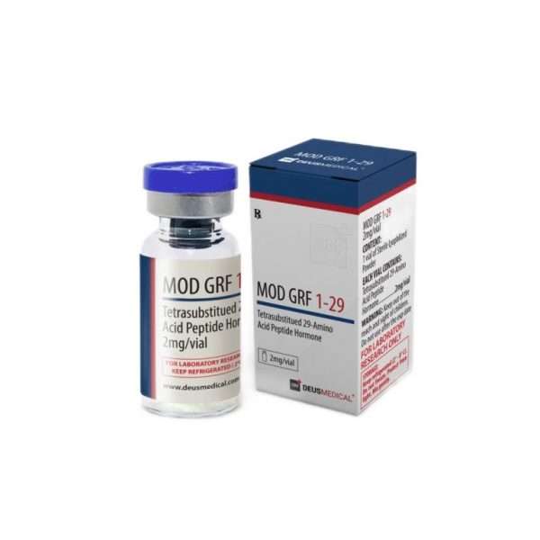 MOD GRF 1-29 (Tetrasubstitued 29-Amino Acid Peptide Hormone) Deus Medical