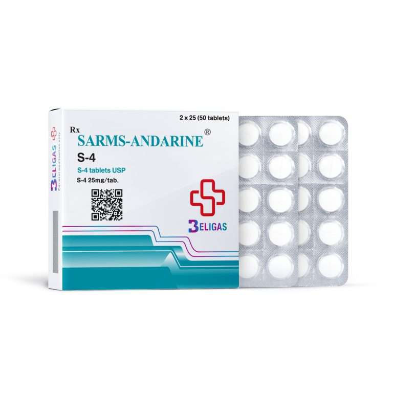 Andarine (S4) – 50 Tabletten à 25mg von Beligas Pharma – SARM zur Förderung von Muskelhärte, Kraft und Definition in Cutting-Phasen