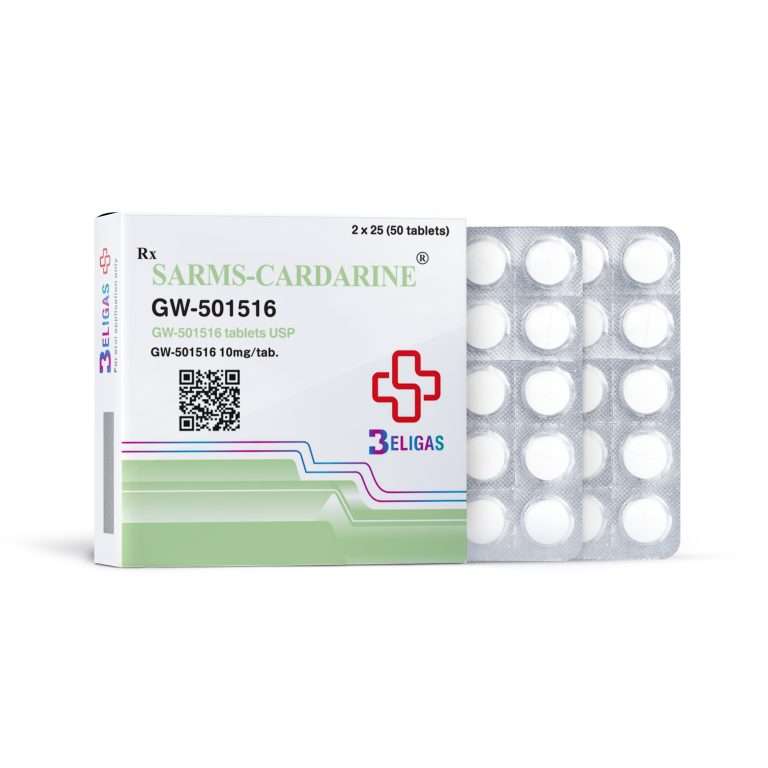 Cardarine (GW-501516) – 50 Tabletten à 10mg von Beligas Pharma – Ausdauersteigerndes Präparat zur Fettverbrennung und Leistungsoptimierung