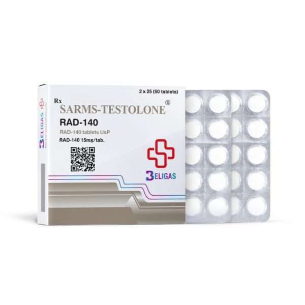 Testolone RAD-140 – 50 Tabletten à 15mg von Beligas Pharma – SARM zur Förderung von Muskelmasse und Kraftsteigerung