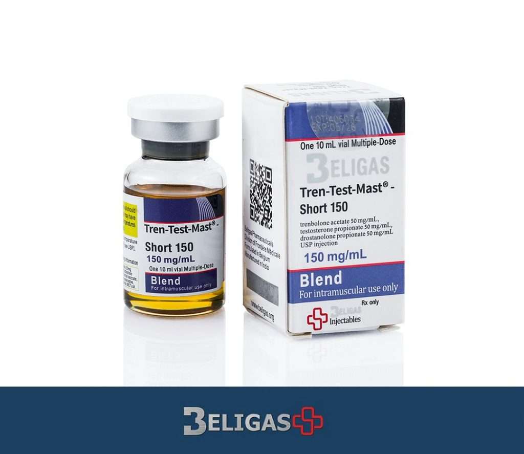 Tren Test Mast® Short Trenbolone Acetate 50mg, Trenbolone Propionate 50mg, Drostanolone Propionate 50mg, 150mg Beligas