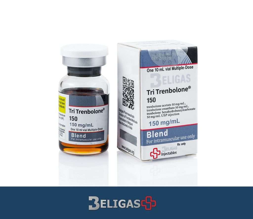 Tri Trenbolone® Trenbolone acetate, Trenbolone enanthate, Trenbolone hexahydrobenzylcarbonate 150mg Beligas