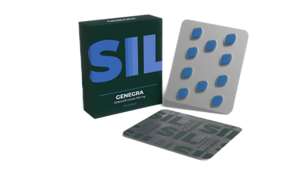 Genegra 20 mg - 20 Tabletten des Generikums Viagra Sildenafil gegen erektile Dysfunktion, schnell wirkend und bis zu 36 h Dauer