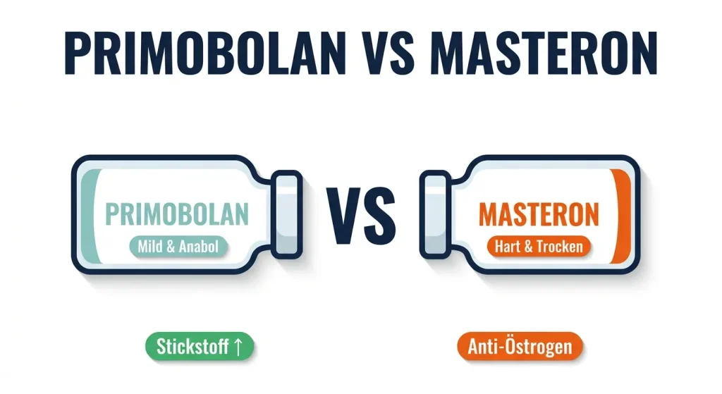 Primobolan vs. Masteron – Vergleich der Definitionskraft und androgenen Belastung zweier DHT-Derivate