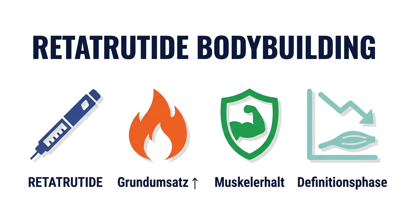 Retatrutide im Bodybuilding – Stacking, Muskelerhalt und Protokolle für die Definitionsphase und Wettkampfvorbereitung