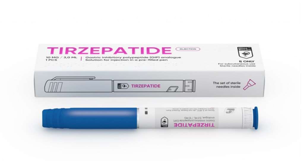 TZP-1 Pen 10 mg vorgefüllt mit Tirzepatid — Mehrdosen-Injektionspen, 4 Dosen à 2,5 mg, dualer GIP/GLP-1-Agonist